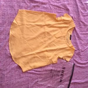 Yellow blouse from WWW.SHEIN.COM